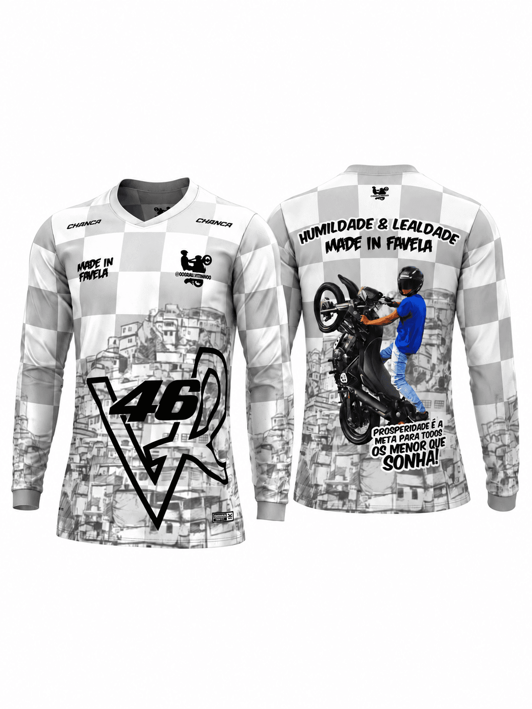 Camiseta Manga Longa - XADREZ — foto 3